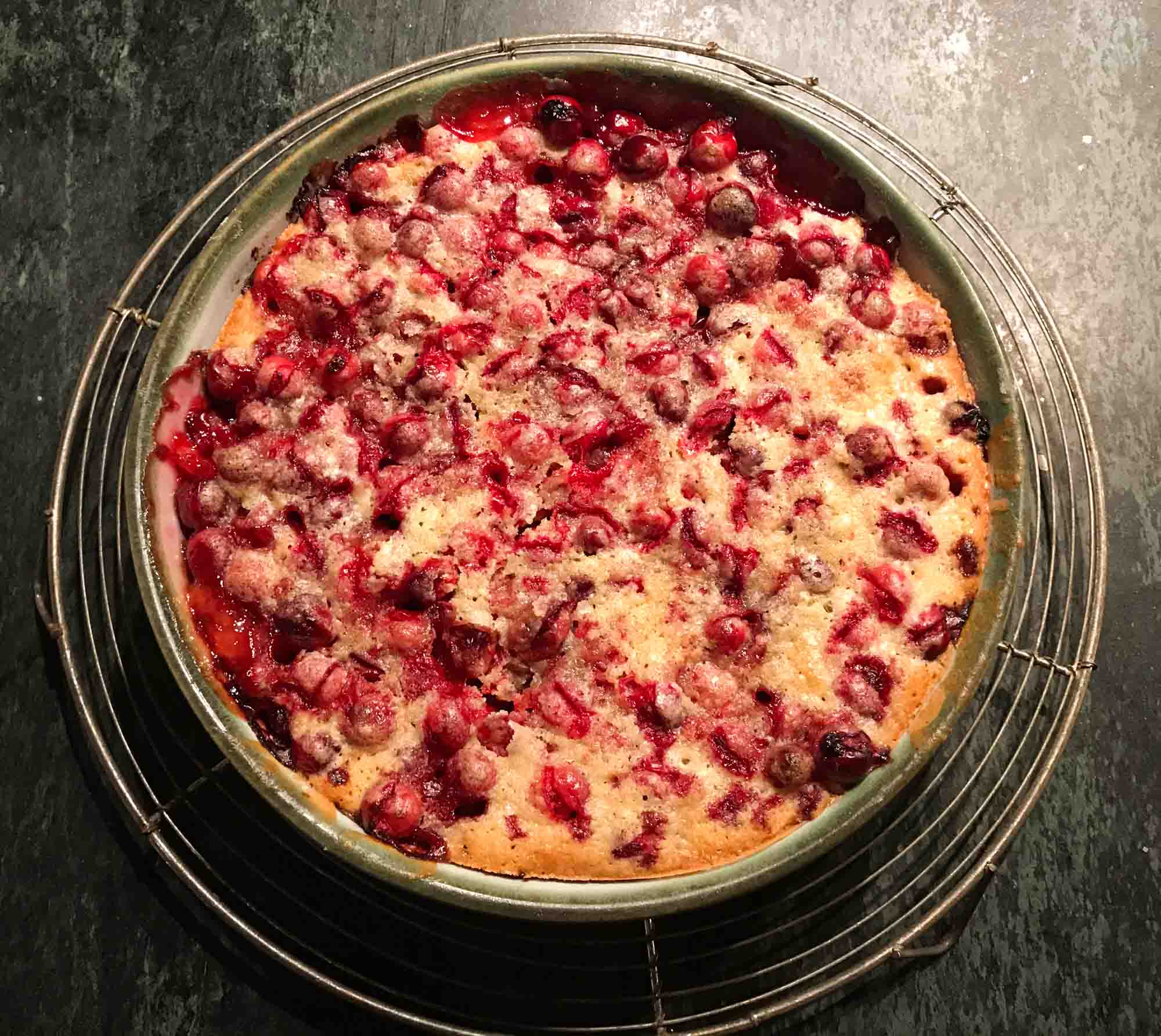 cooked cranberry pie