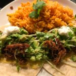 duck tacos with rice