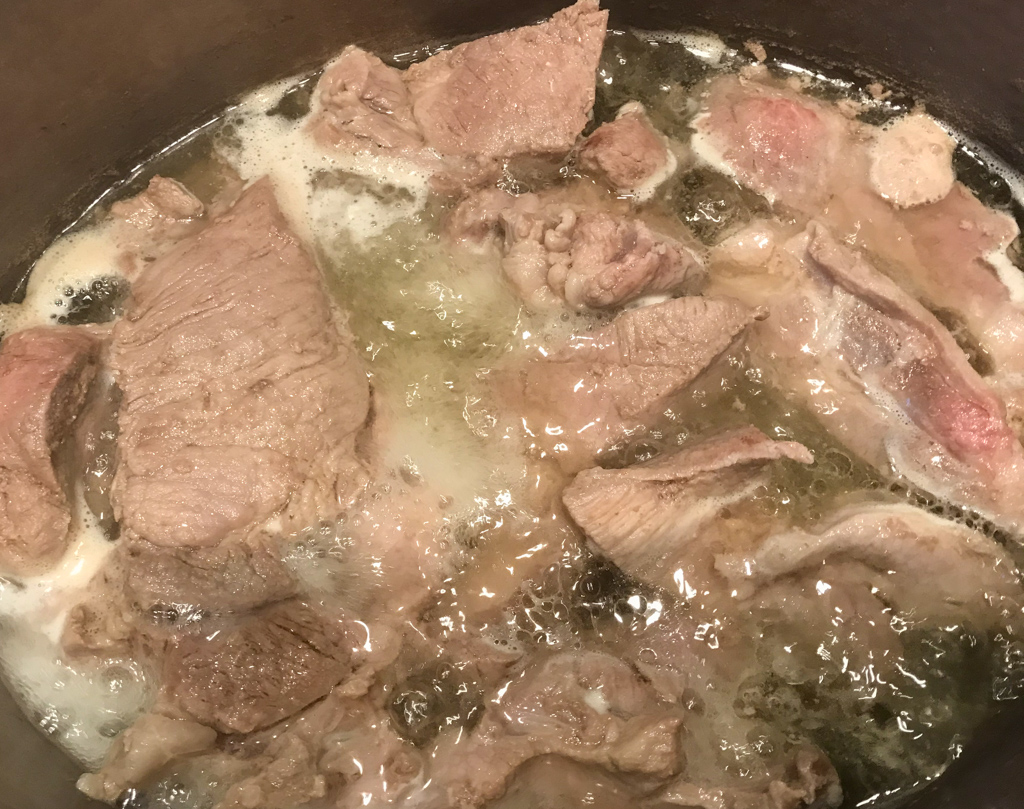 K Carnitas Pork Boiling